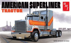 1/24 1998 American Superliner Semi Tractor Plastic Model Kit