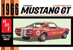 1/25 1966 Ford Mustang GT Fastback Plastic Model Kit