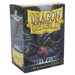 Dragon Shield - Matte Black Sleeves (100)