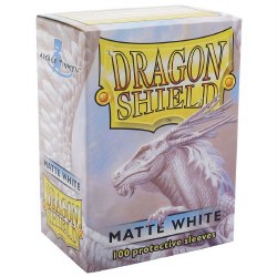 Dragon Shield - Matte White Sleeves(100)