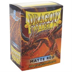 Dragon Shield - Matte Red Sleeves (100)