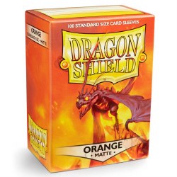 Dragon Shield - Matte Orange Sleeves(100)