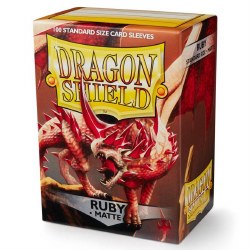 Dragon Shield - Matte Ruby Sleeves (100)