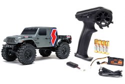 1/24 SCX24 Summit Racing Jeep Gladiator 4x4 RTR Rock Crawler - Gray