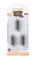 Quarter Section 12.50" Radius Curved Track - N Scale
