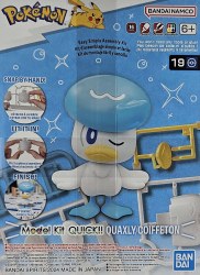 Pokemon #19 Quaxly / Coiffeton Model Kit