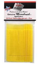 Microbrush: Yellow Ultrabrush Fine Applicators (25)