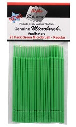 Microbrush: Green Regular Applicators (25)