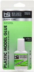 Plastic Model Glue wih Brush - 1/2 oz.