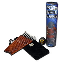 Wolf Bristle Brush Set