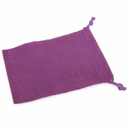 Dice Bag - Small Purple Velour