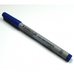 Water Soluable Broad-Tip Blue Marker