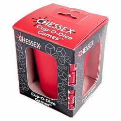 Cup-O-Dice Games Red