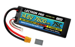 14.8V 7600mAh 75C Lipo Battery with XT60 Connector