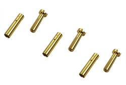 "Low Profile" Bullet Connectors - 4mm