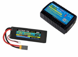 Power Pack #28: 3A Charger & 7.4V 5200mAh 35C w/60XT Lipo