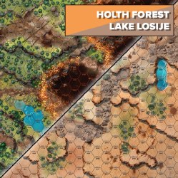BattleTech: Tukayyid - Holth Forest / Lake Losije Battle Mat