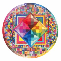 Round:  Beauty of Color - 100pc Puzzle