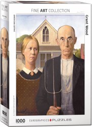 American Gothic by Grant Wood - 1000 pc