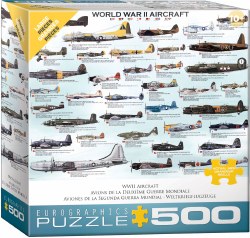 WWII Aircraft 500pc Puzzle