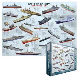 World War II Warships 1000pc Puzzle