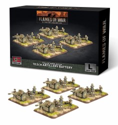 FOW Fallschirmjager 10.5cm Artillery Battery