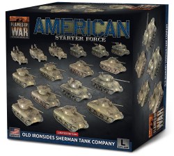 FOW American Old Ironsides Sherman Tank Company Starter Force
