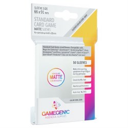 Standard Card Game Sleeve - Grey Matte (50)