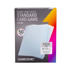 Standard Sleeves Clear 64x89mm