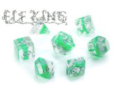 7-set Cube: Eclipse: Elf King Dice Set