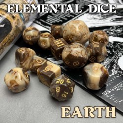 DCC Elemental Dice Earth