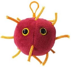 Coronavirus Plush Key Chain