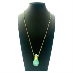 Necklace: Potion bottle: Green