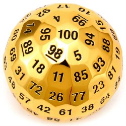 d100: Metal Titan's Fist Gold