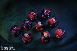 Elder Dice d6 Set: Mark of Necronomicon