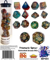 Prismatic Spray Unleashed Arcana Dice Set