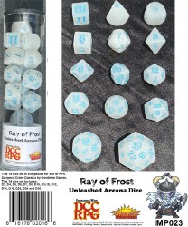 Ray of Frost Unleashed Arcana Dice Set