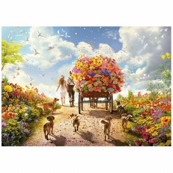 Carrying Flowers 1000pc Puzzle