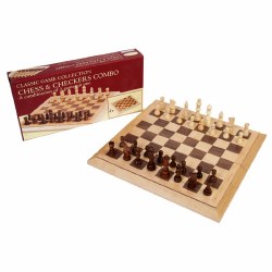 Staunton Wood Chess & Checker