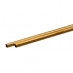 Brass Tube SQR 3/32 Carded