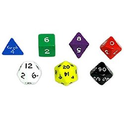 Jumbo Dice: Opaque assorted