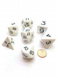 Jumbo Dice: Opaque White