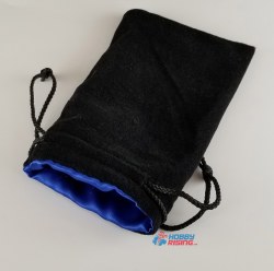 Large Lined Dice Bag - Blue