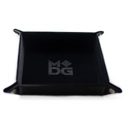 Folding Square Dice Tray w/ Black Velvet