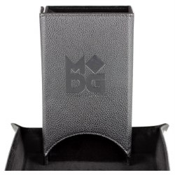 Dice Tower: Fold Up - Black Leather