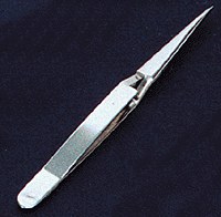 Tweezers Cross Lock 4.75"