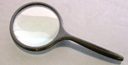 Round 4" Glass Magnifier - 2x Power