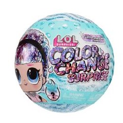 LOL Surprise Glitter Color Change Ball with 7 surprises