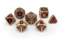7-set Metal Dungeon Delve Blood Oath Dice Set