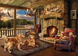 Lakeside Cabin 1000pc Puzzle